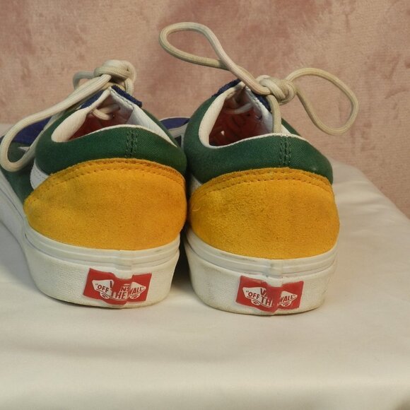 Vans Unisex Multicolored Low Top Classic Lace Up Suede Shoes Size 6M/7.5W - Picture 3 of 8